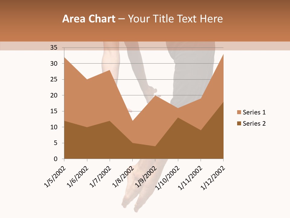 Moving Model Hop PowerPoint Template