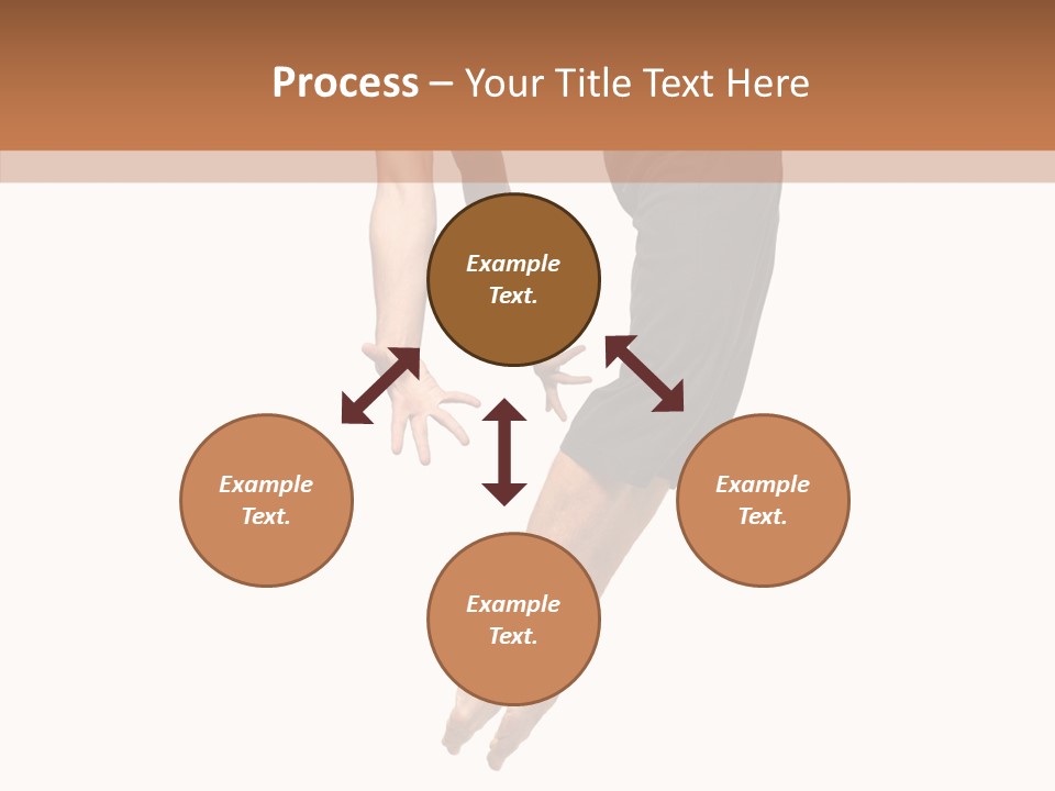 Moving Model Hop PowerPoint Template