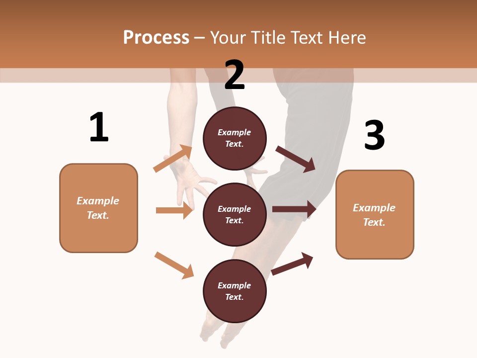 Moving Model Hop PowerPoint Template