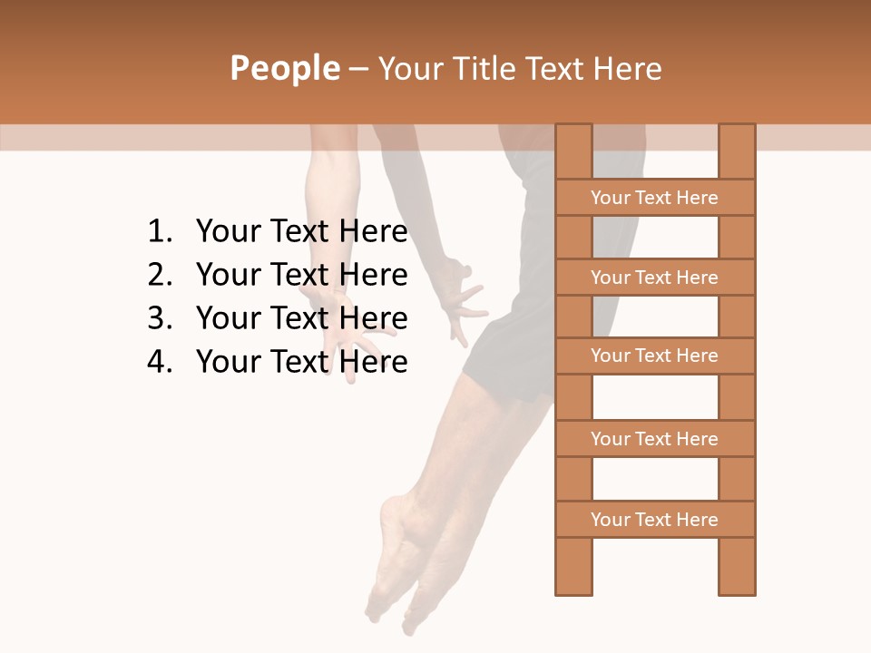 Moving Model Hop PowerPoint Template