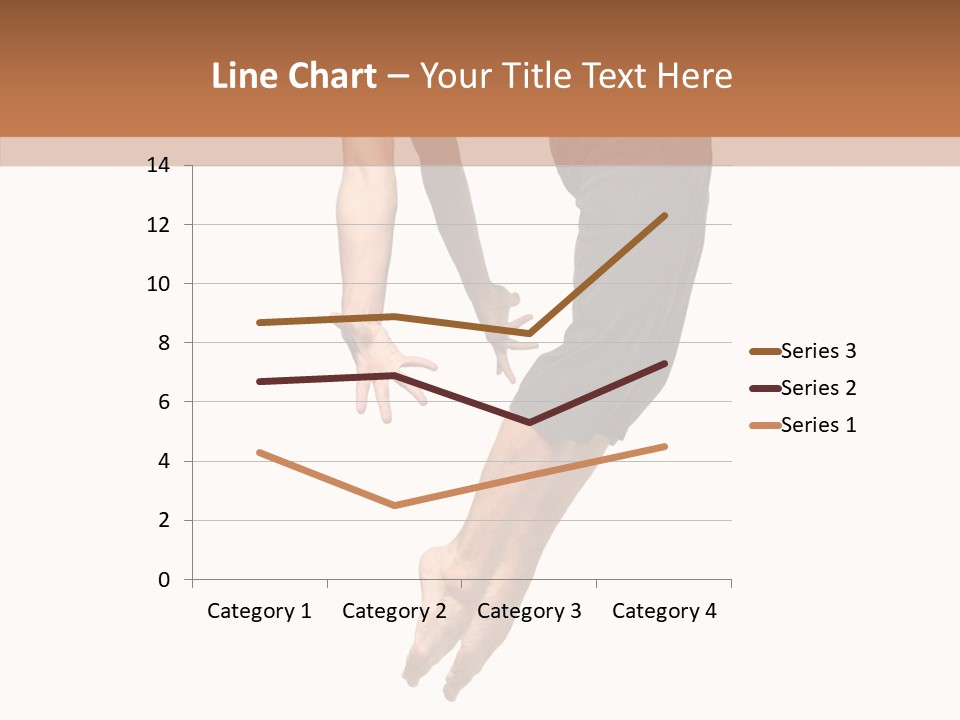 Moving Model Hop PowerPoint Template