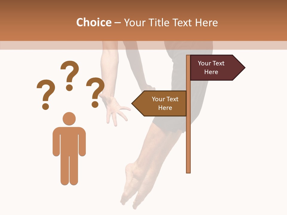 Moving Model Hop PowerPoint Template
