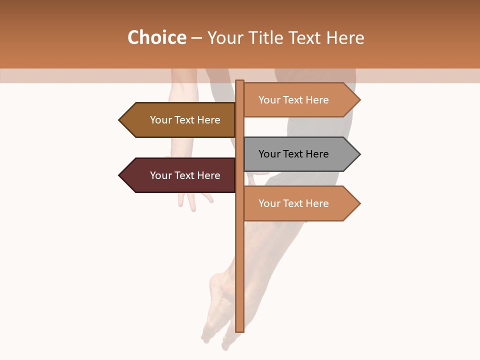 Moving Model Hop PowerPoint Template