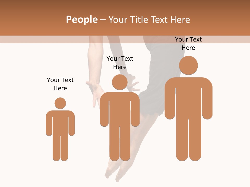 Moving Model Hop PowerPoint Template