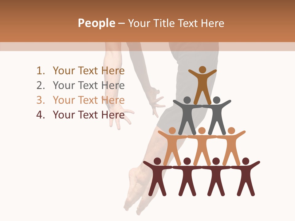 Moving Model Hop PowerPoint Template