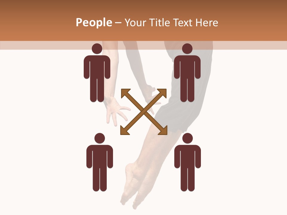 Moving Model Hop PowerPoint Template