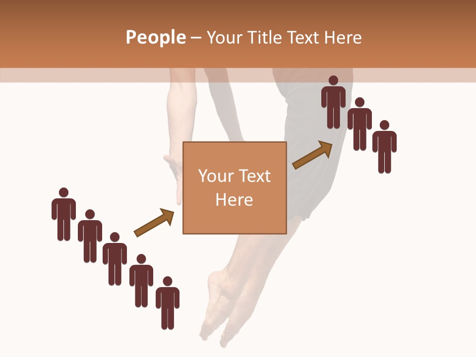 Moving Model Hop PowerPoint Template