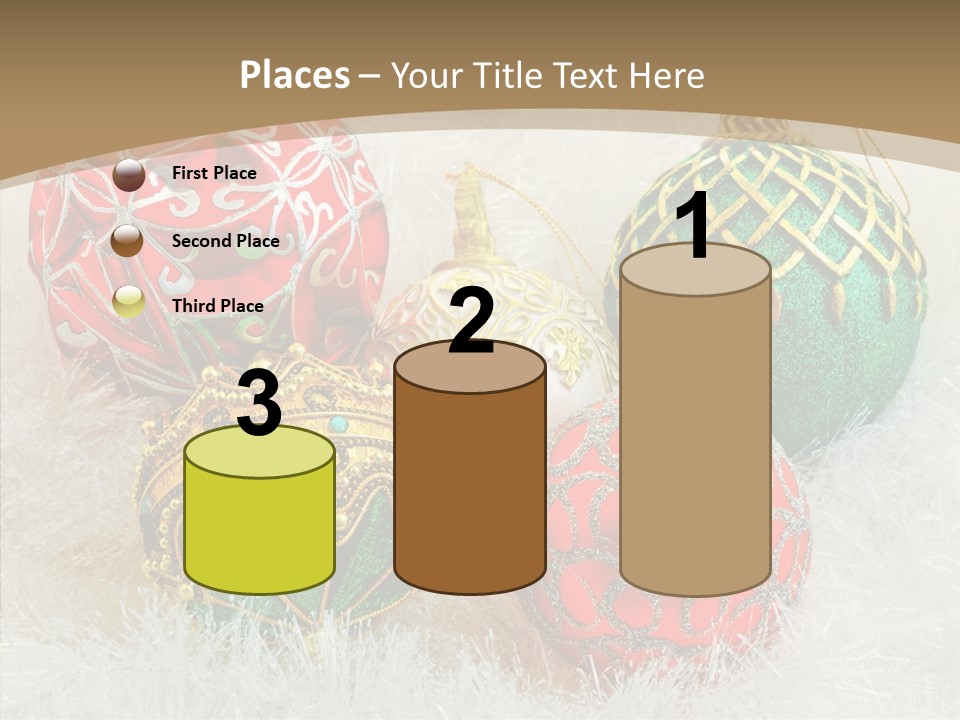 Tree Ornament Festive PowerPoint Template