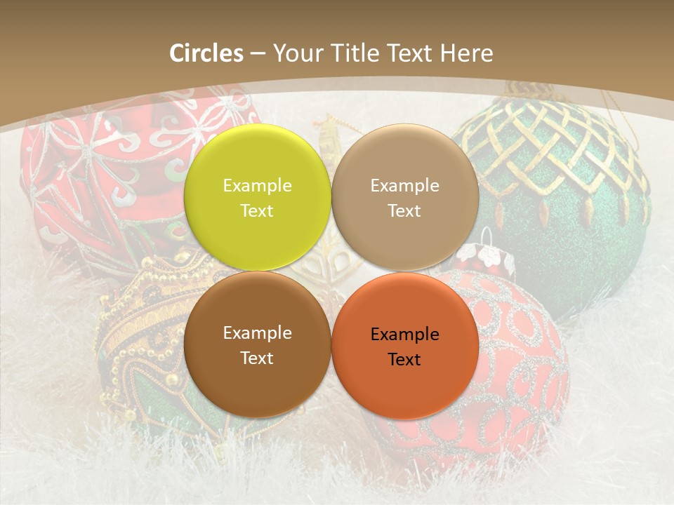 Tree Ornament Festive PowerPoint Template