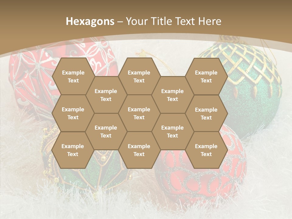 Tree Ornament Festive PowerPoint Template