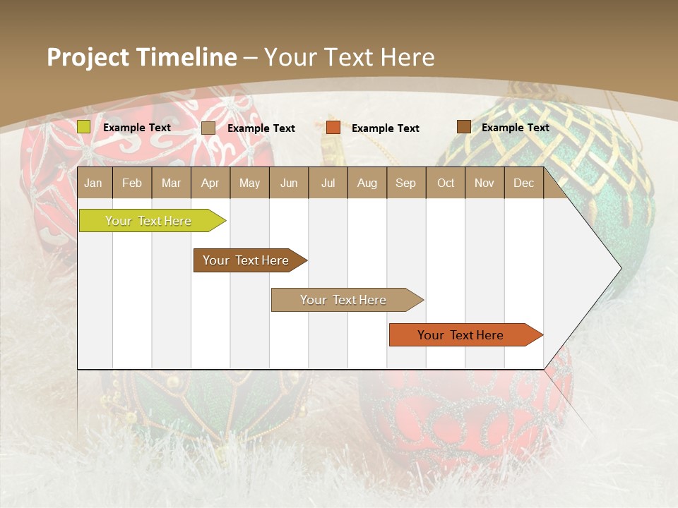 Tree Ornament Festive PowerPoint Template