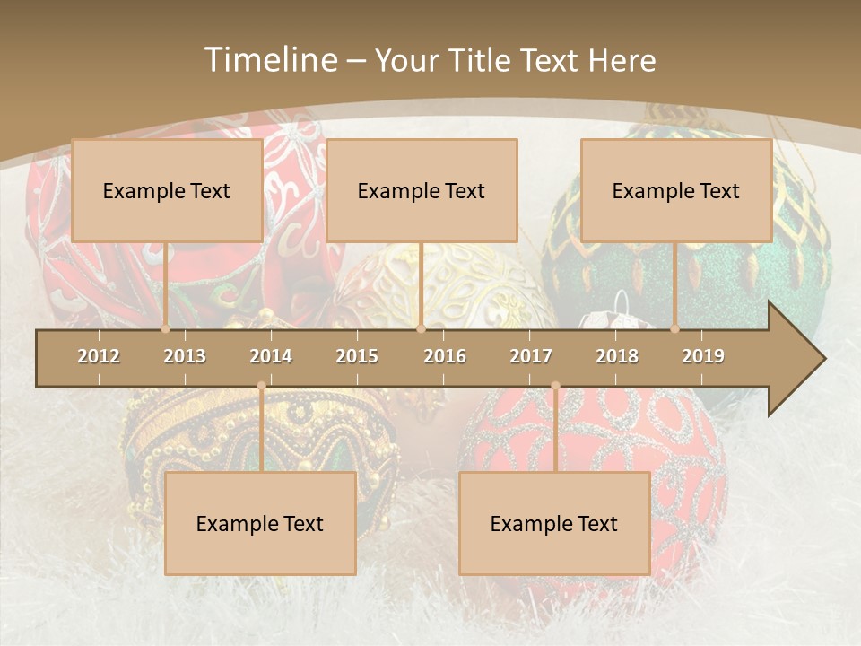 Tree Ornament Festive PowerPoint Template