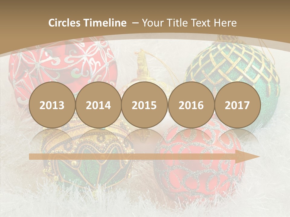 Tree Ornament Festive PowerPoint Template