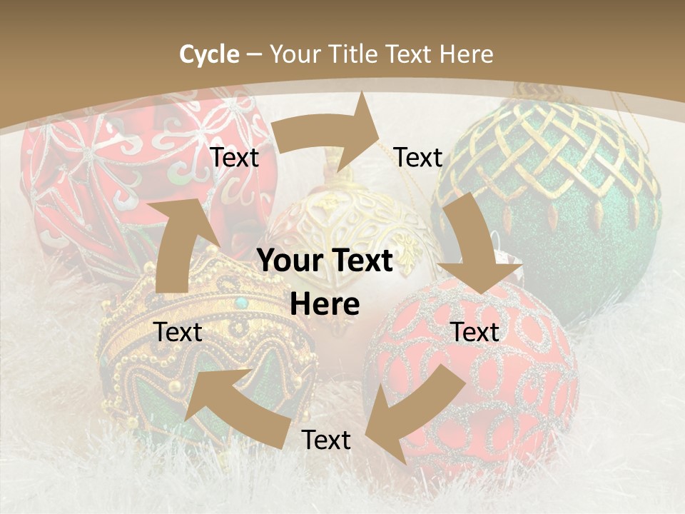 Tree Ornament Festive PowerPoint Template