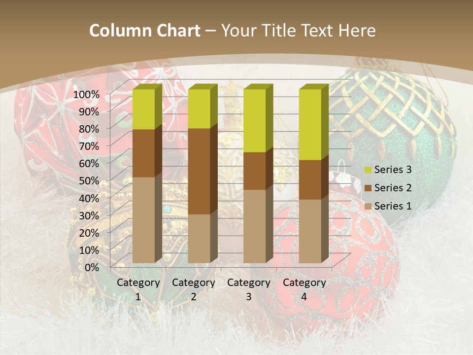Tree Ornament Festive PowerPoint Template