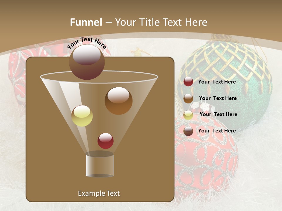 Tree Ornament Festive PowerPoint Template