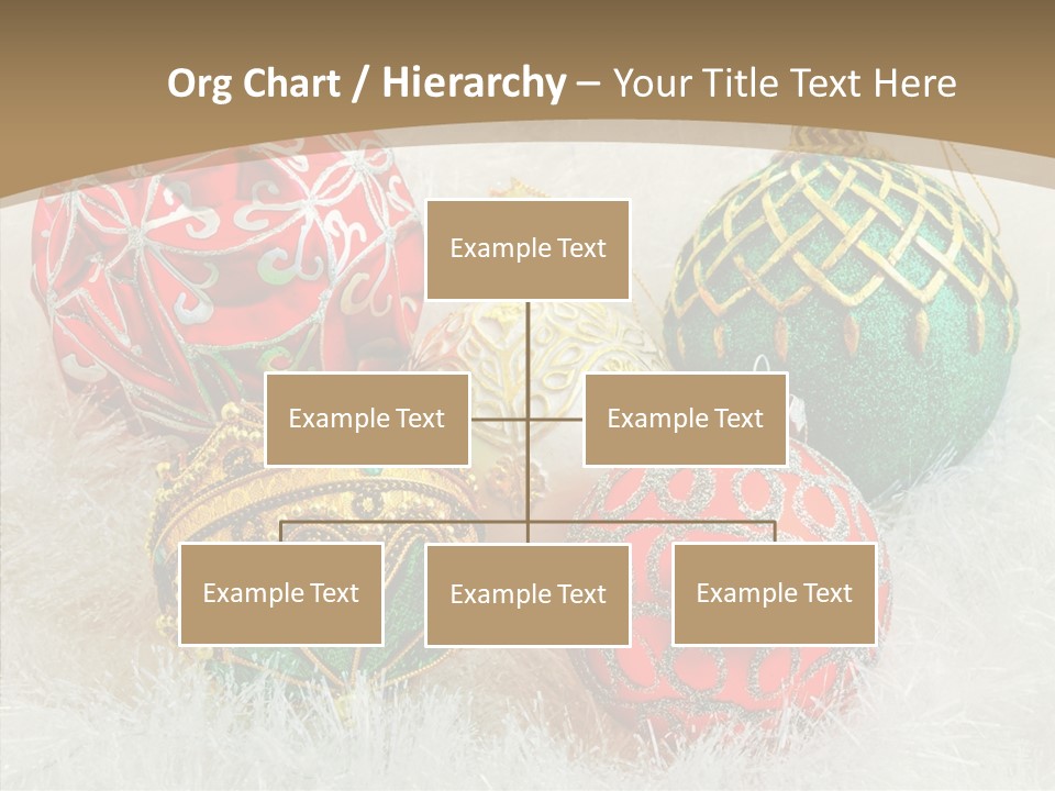 Tree Ornament Festive PowerPoint Template