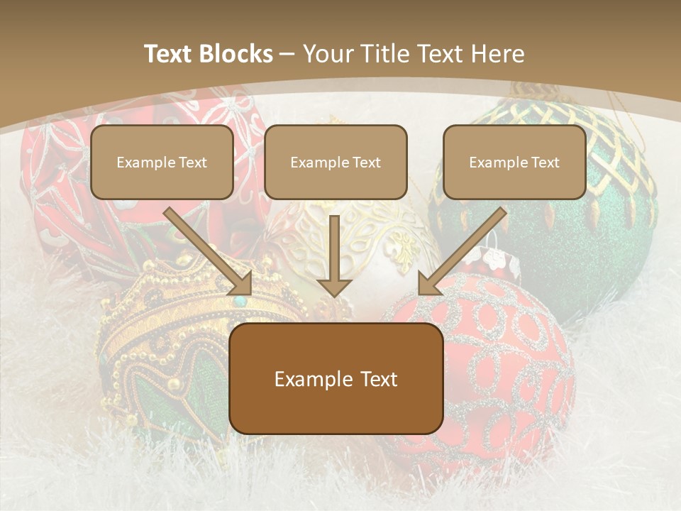 Tree Ornament Festive PowerPoint Template