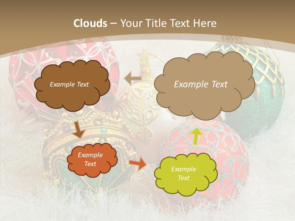 Tree Ornament Festive PowerPoint Template