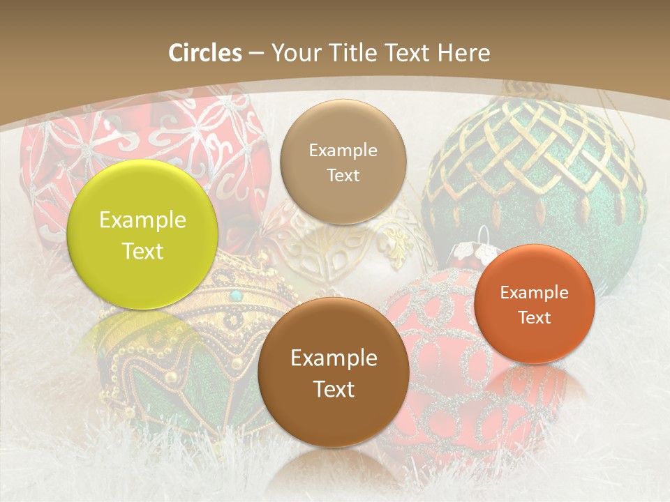 Tree Ornament Festive PowerPoint Template