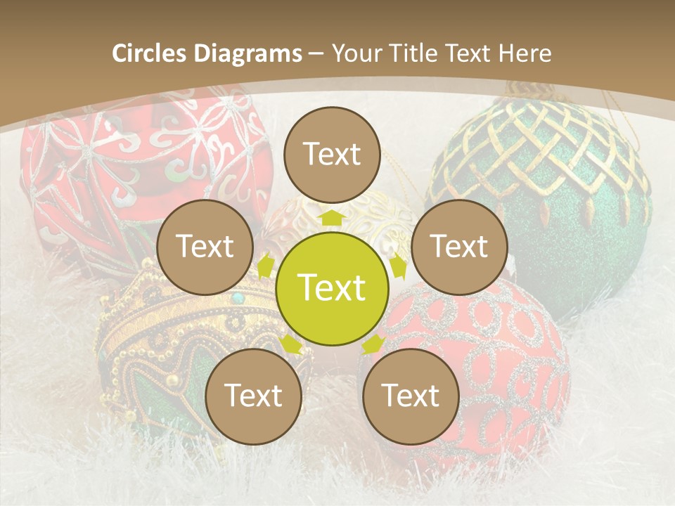 Tree Ornament Festive PowerPoint Template