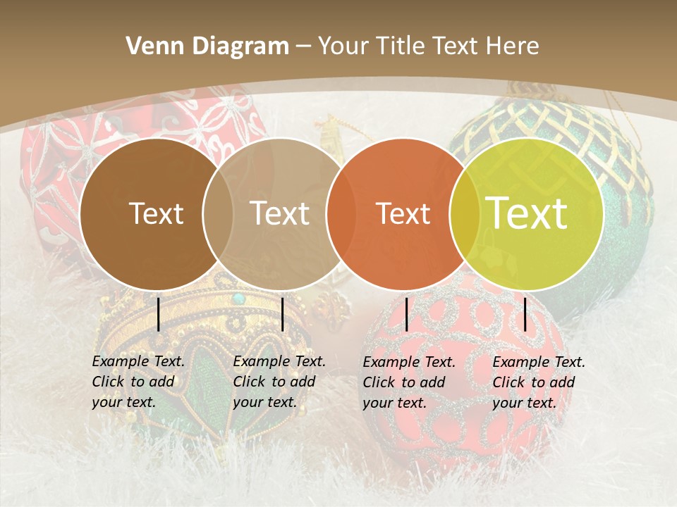 Tree Ornament Festive PowerPoint Template