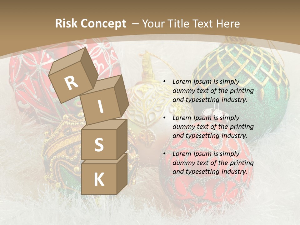 Tree Ornament Festive PowerPoint Template