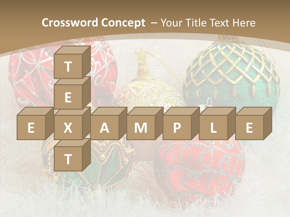 Tree Ornament Festive PowerPoint Template