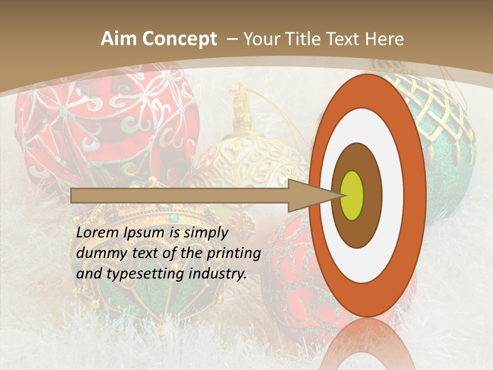 Tree Ornament Festive PowerPoint Template