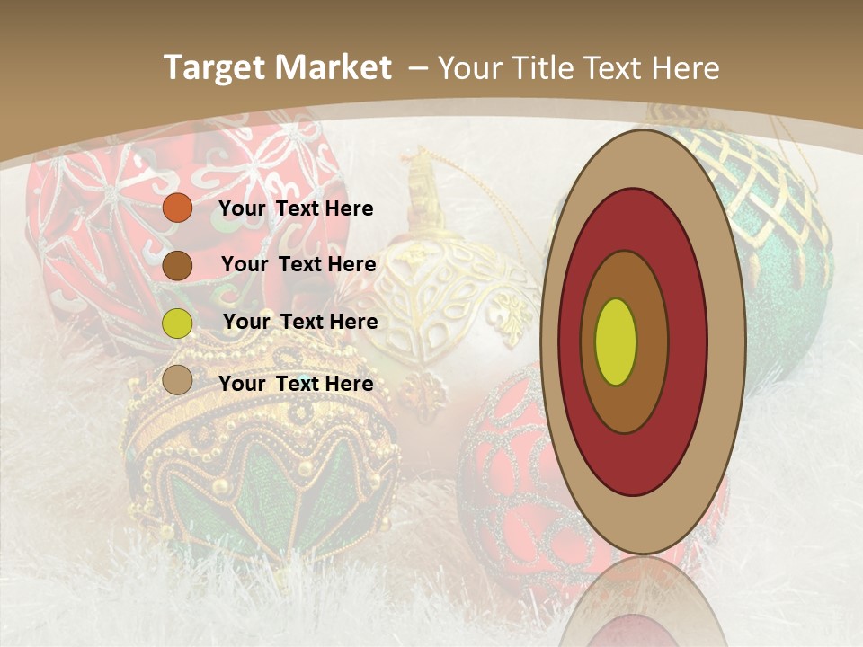 Tree Ornament Festive PowerPoint Template