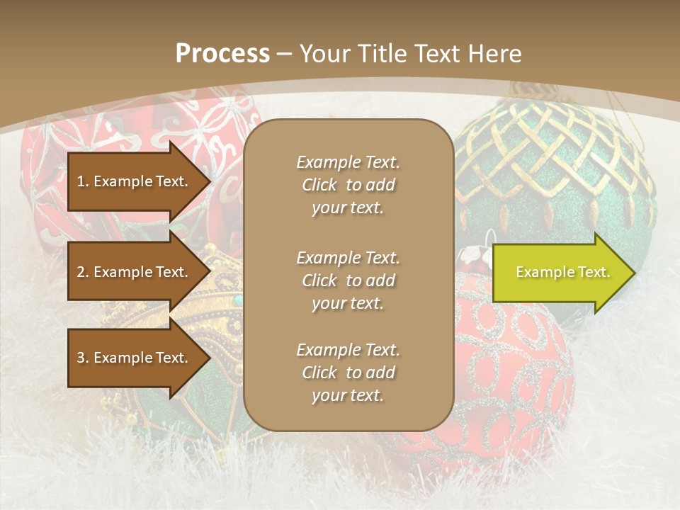 Tree Ornament Festive PowerPoint Template