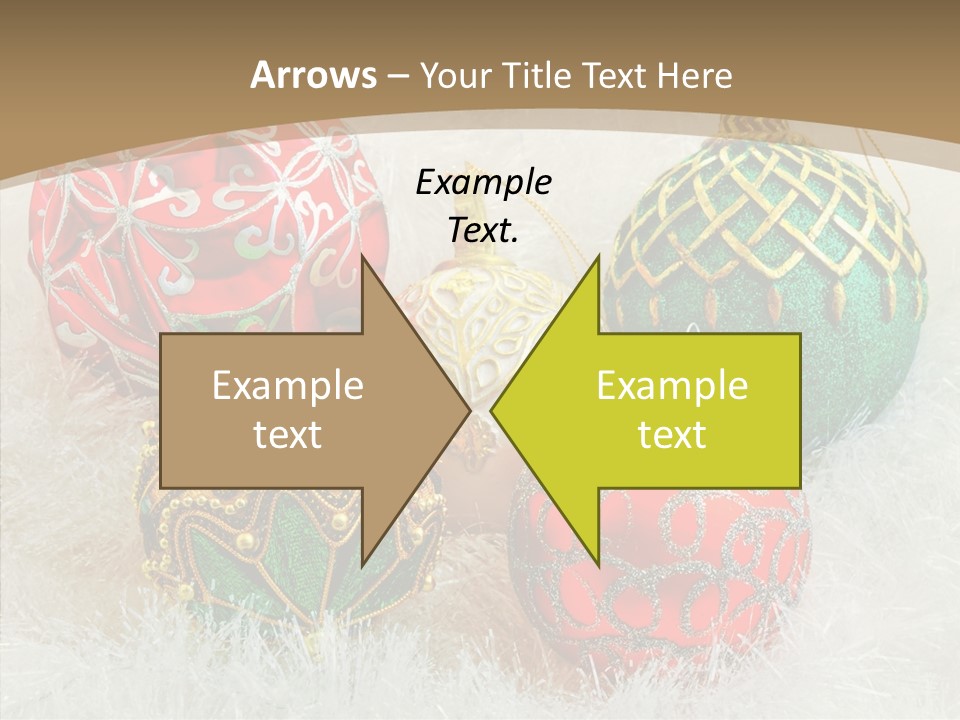 Tree Ornament Festive PowerPoint Template