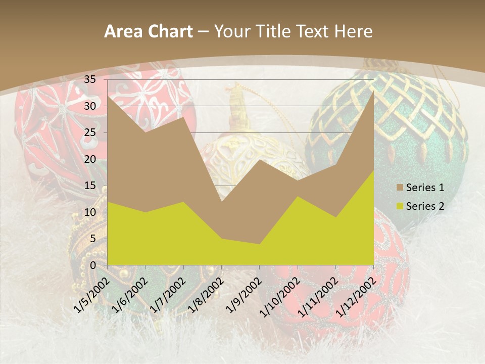 Tree Ornament Festive PowerPoint Template