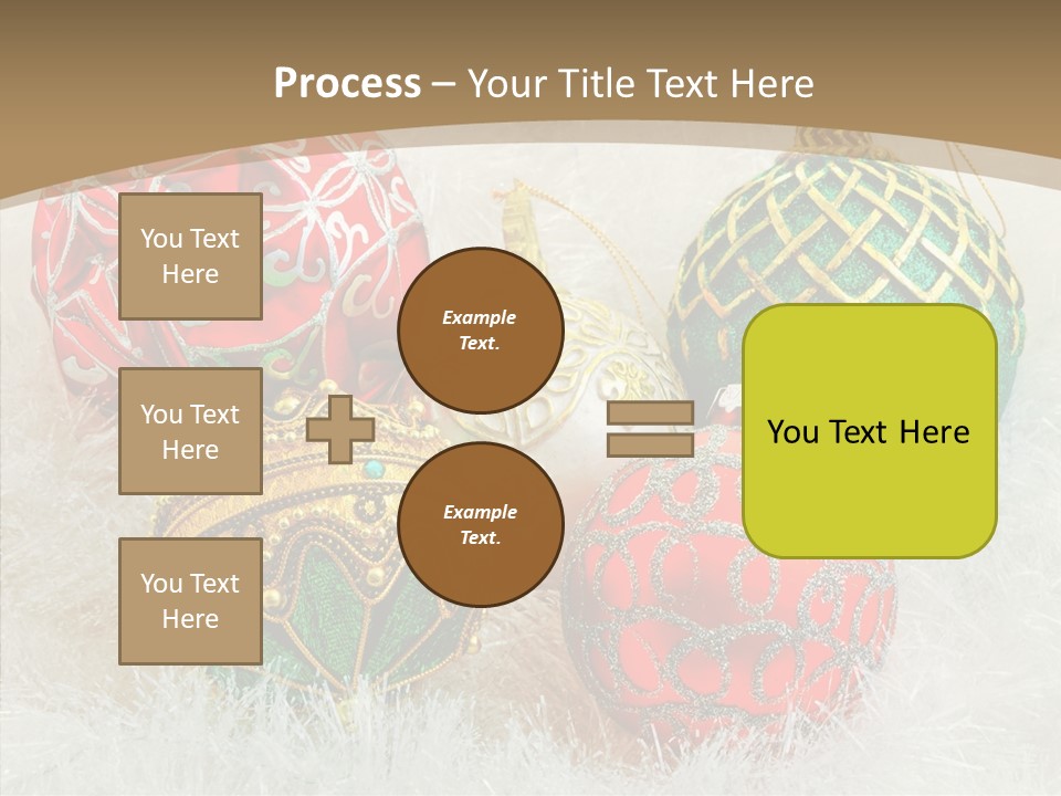Tree Ornament Festive PowerPoint Template
