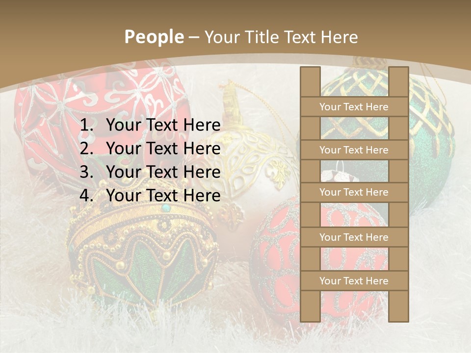 Tree Ornament Festive PowerPoint Template