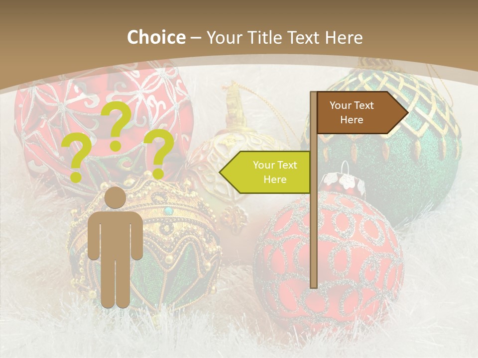 Tree Ornament Festive PowerPoint Template