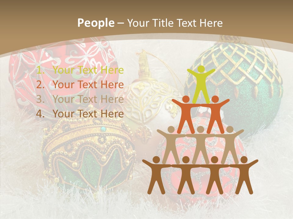 Tree Ornament Festive PowerPoint Template