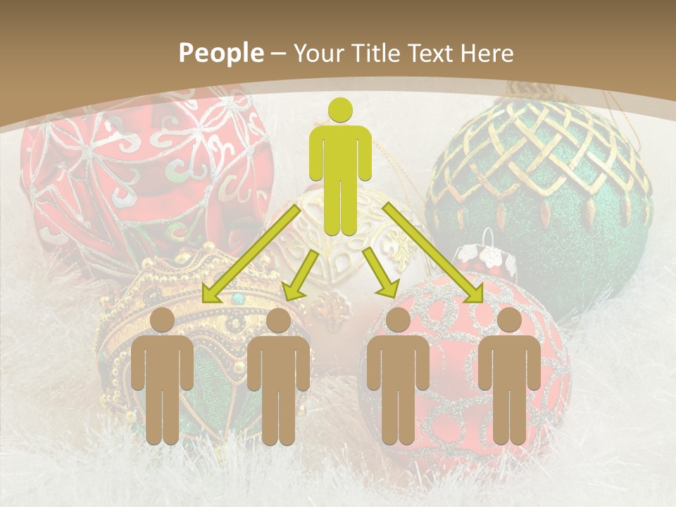 Tree Ornament Festive PowerPoint Template