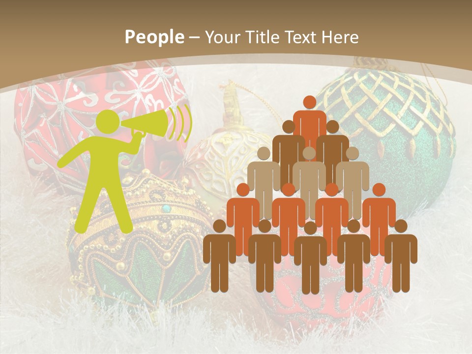 Tree Ornament Festive PowerPoint Template