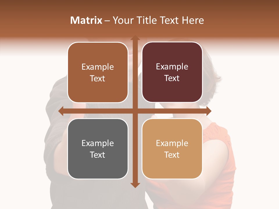 Female Finger Women PowerPoint Template