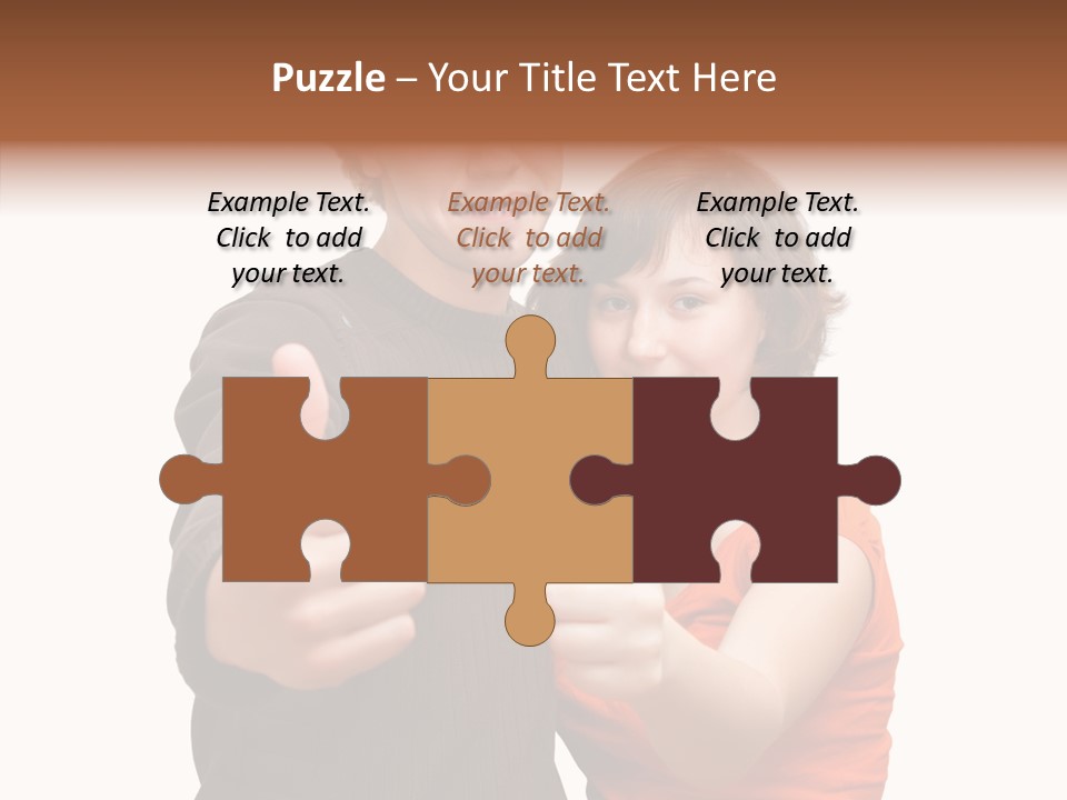 Female Finger Women PowerPoint Template