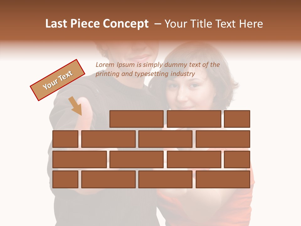 Female Finger Women PowerPoint Template