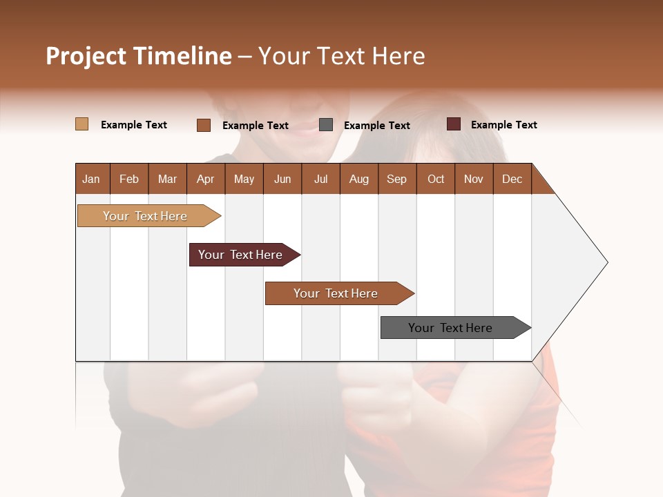 Female Finger Women PowerPoint Template