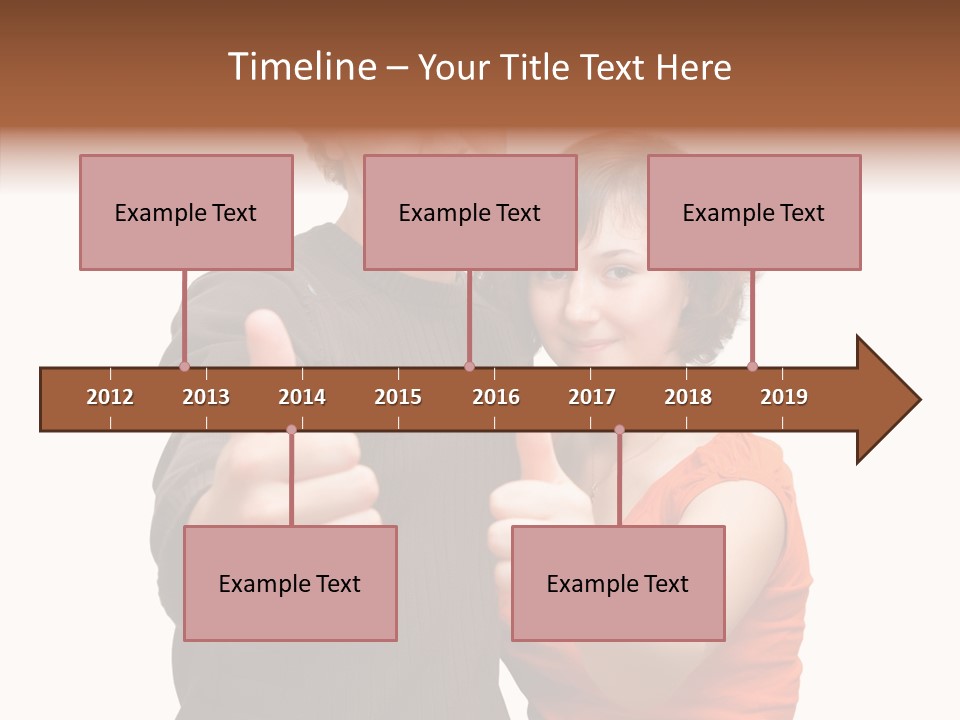 Female Finger Women PowerPoint Template