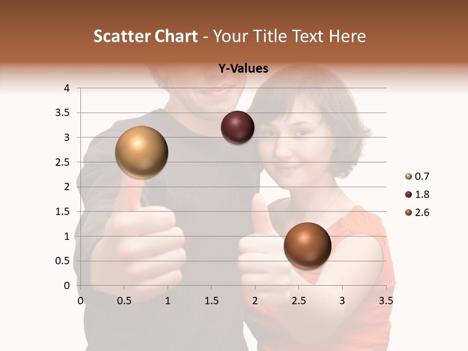 Female Finger Women PowerPoint Template