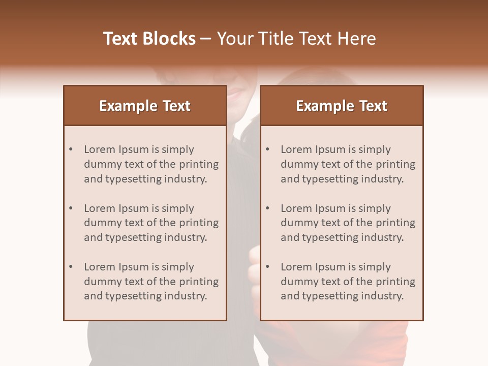 Female Finger Women PowerPoint Template