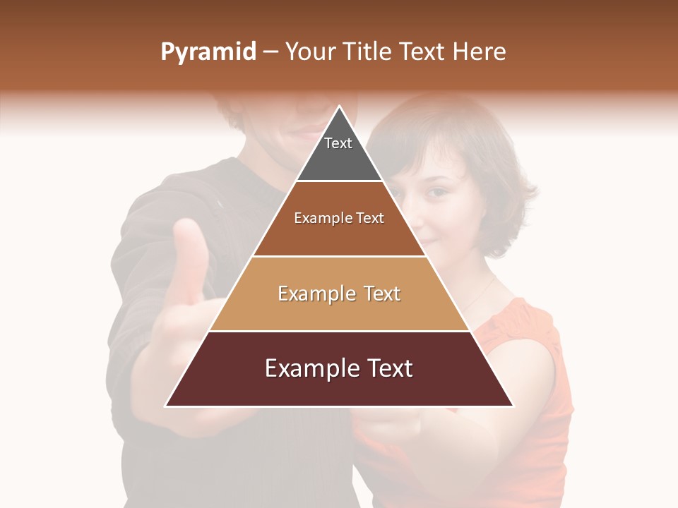 Female Finger Women PowerPoint Template