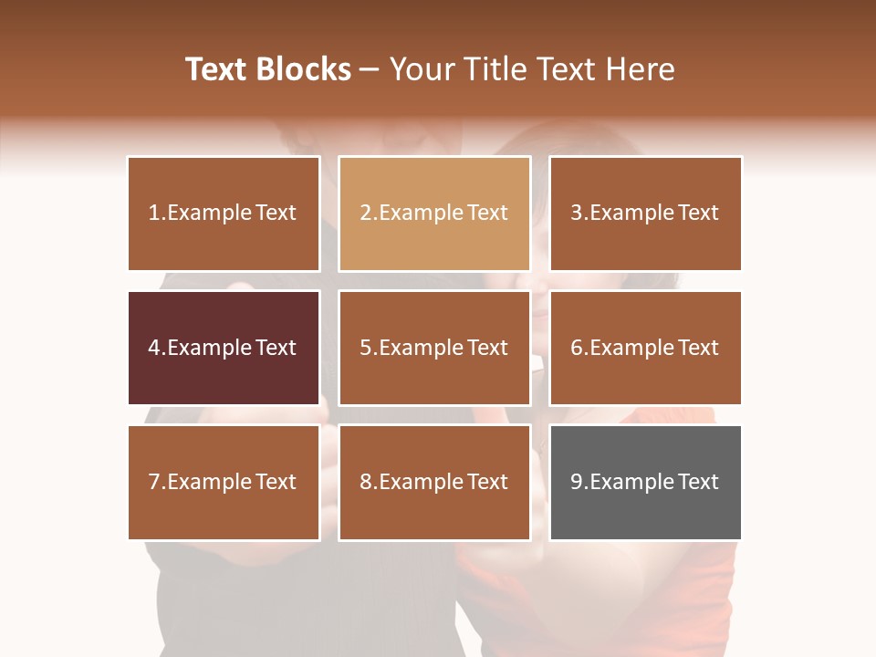 Female Finger Women PowerPoint Template