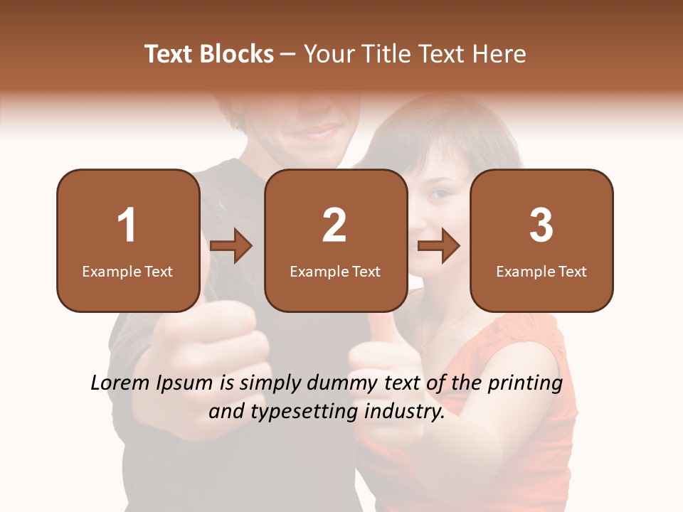 Female Finger Women PowerPoint Template