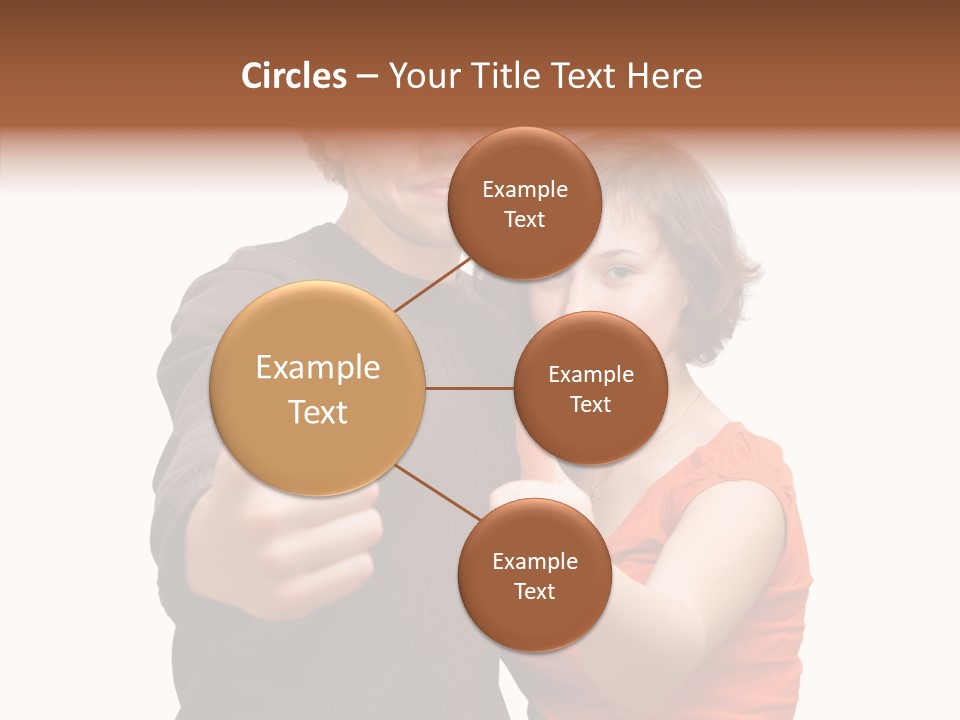 Female Finger Women PowerPoint Template